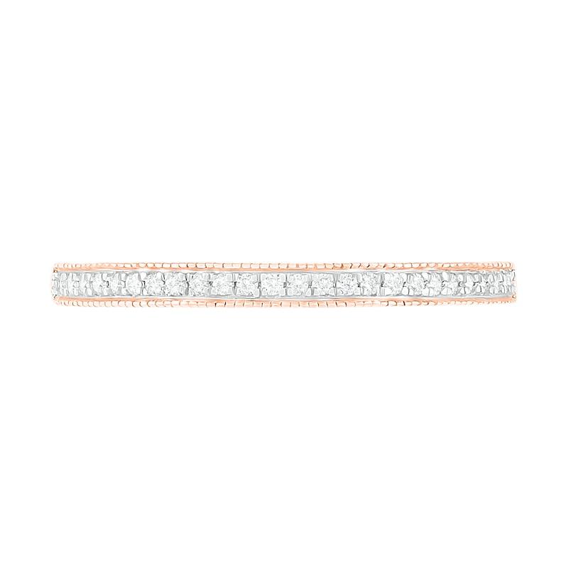 0.29 CT. T.W. Princess-Cut Diamond Frame Vintage-Style Bridal Set in 10K Rose Gold|Peoples Jewellers