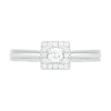 0.29 CT. T.W. Princess-Cut Diamond Frame Vintage-Style Bridal Set in 10K Gold