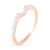 Thumbnail Image 8 of 0.29 CT. T.W. Oval Diamond Frame Bridal Set in 10K Rose Gold