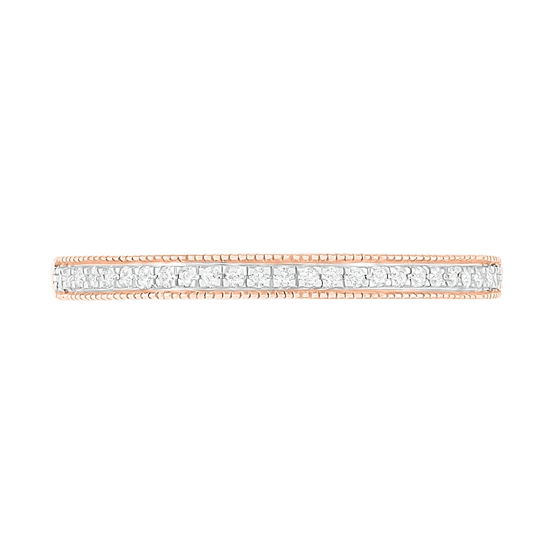 0.29 CT. T.W. Marquise Diamond Frame Vintage-Style Bridal Set in 10K Rose Gold|Peoples Jewellers
