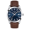 Thumbnail Image 0 of Men's Tissot Gentleman Strap Watch with Blue Dial (Model: T127.410.16.041.00)