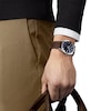 Thumbnail Image 1 of Men's Tissot Gentleman Strap Watch with Blue Dial (Model: T127.410.16.041.00)