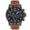 Thumbnail Image 0 of Men's Tissot Supersport Chrono Black PVD Strap Watch with Black Dial (Model: T125.617.36.051.01)