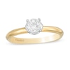 Thumbnail Image 0 of Kleinfeld® 0.48 CT. T.W. Diamond Solitaire Engagement Ring in 14K Two-Tone Gold (I/I1)