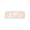 0.29 CT. T.W. Diamond Open Curlicue Ring in 10K Rose Gold