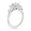 Thumbnail Image 2 of Vera Wang Love Collection 0.95 CT. T.W. Princess-Cut Diamond Frame Engagement Ring in 14K White Gold