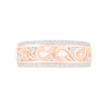 0.23 CT. T.W. Diamond Alternating Filigree Ring in 10K Rose Gold