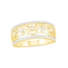 Thumbnail Image 1 of 0.29 CT. T.W. Diamond Ornate Ring in 10K Gold