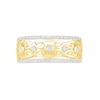 Thumbnail Image 3 of 0.29 CT. T.W. Diamond Ornate Ring in 10K Gold