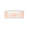 0.29 CT. T.W. Diamond Ornate Ring in 10K Rose Gold