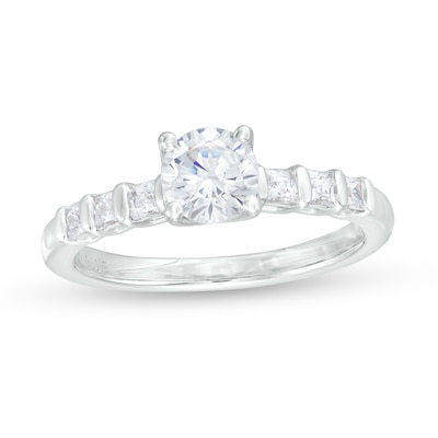 Vera Wang Love Collection 0.95 CT. T.W. Diamond Engagement Ring in 14K White Gold