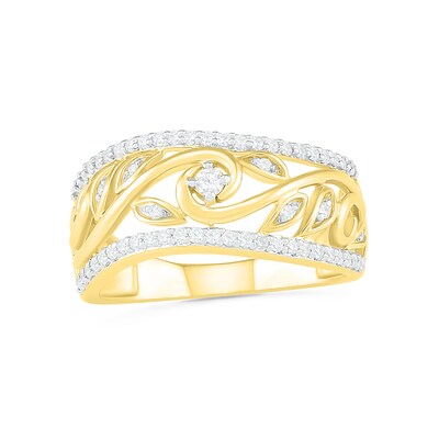 0.29 CT. T.W. Diamond Vine Ring in 10K Gold