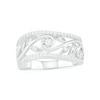 Thumbnail Image 0 of 0.29 CT. T.W. Diamond Vine Ring in 10K White Gold