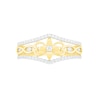 Thumbnail Image 2 of 0.29 CT. T.W. Diamond Ornate Flower Ring in 10K Gold