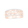 0.29 CT. T.W. Diamond Ornate Vine Ring in 10K Rose Gold