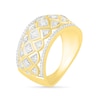 0.45 CT. T.W. Diamond Ornate Quilt Ring in 10K Gold