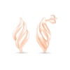 Thumbnail Image 1 of Cascading Flame Drop Earrings in 10K Rose Gold