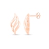 Thumbnail Image 2 of Cascading Flame Drop Earrings in 10K Rose Gold