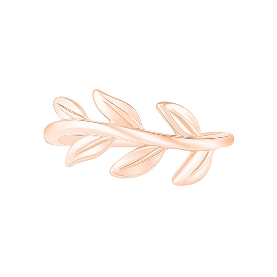 Leafy Vine Ring in 10K Rose Gold