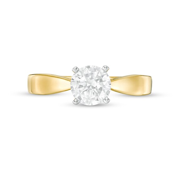 Celebration 100 1.00 CT. Canadian Certified Diamond Solitaire Engagement Ring in 14 Gold (I/SI2)