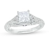 Thumbnail Image 0 of Vera Wang Love Collection 1.45 CT. T.W. Certified Princess-Cut Diamond Engagement Ring in 14K White Gold (I/SI2)