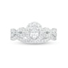 Thumbnail Image 3 of 1.00 CT. T.W. Oval Diamond Frame Bridal Set in 14K White Gold
