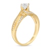 Thumbnail Image 3 of 0.81 CT. T.W. Diamond Bypass Vintage-Style Engagement Ring in 14K Gold