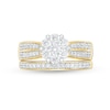 0.95 CT. T.W. Composite Diamond Bridal Set in 14K Gold