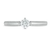 Thumbnail Image 3 of 0.37 CT. T.W. Diamond Solitaire Vintage-Style Engagement Ring in 10K White Gold