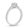 Thumbnail Image 2 of 0.37 CT. T.W. Diamond Frame Engagement Ring in 10K White Gold