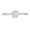 Thumbnail Image 3 of 0.37 CT. T.W. Diamond Frame Engagement Ring in 10K White Gold