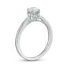 Thumbnail Image 2 of 0.45 CT. T.W. Diamond Solitaire Framed Setting Frame Engagement Ring in 10K White Gold