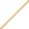 Thumbnail Image 0 of 4.9mm Interlocking Link Chain Bracelet in Hollow 10K Gold – 7.5"