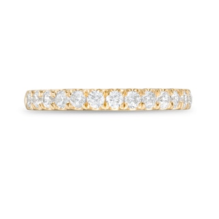 0.50 CT. T.W. Certified Lab-Created Diamond Anniversary Band in 14K Gold (F/SI2)