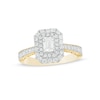 1.20 CT. T.W Certified Canadian Emerald-Cut Diamond Frame Engagement Ring in 14K Gold (I/SI2)