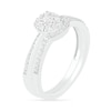 Thumbnail Image 1 of 0.29 CT. T.W. Composite Diamond Bridal Set in 10K White Gold