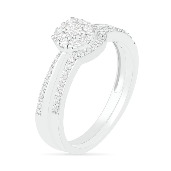 0.29 CT. T.W. Composite Diamond Bridal Set in 10K Gold