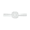 Thumbnail Image 4 of 0.29 CT. T.W. Composite Diamond Bridal Set in 10K White Gold