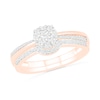 Thumbnail Image 0 of 0.29 CT. T.W. Composite Diamond Bridal Set in 10K Rose Gold