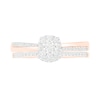 0.29 CT. T.W. Composite Diamond Bridal Set in 10K Rose Gold