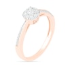 Thumbnail Image 5 of 0.29 CT. T.W. Composite Diamond Bridal Set in 10K Rose Gold