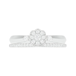 0.29 CT. T.W. Composite Diamond Bridal Set in 10K Gold