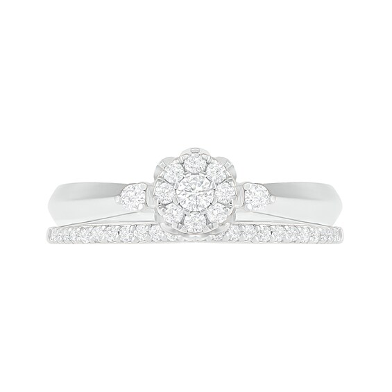 0.29 CT. T.W. Composite Diamond Bridal Set in 10K Gold