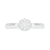 Thumbnail Image 4 of 0.29 CT. T.W. Composite Diamond Bridal Set in 10K White Gold