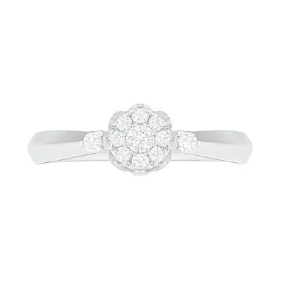 0.29 CT. T.W. Composite Diamond Bridal Set in 10K Gold