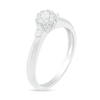 Thumbnail Image 5 of 0.29 CT. T.W. Composite Diamond Bridal Set in 10K White Gold