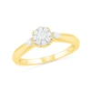 0.29 CT. T.W. Composite Diamond Bridal Set in 10K Gold