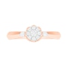 0.29 CT. T.W. Composite Diamond Bridal Set in 10K Rose Gold