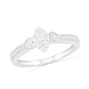 0.29 CT. T.W. Composite Diamond Marquise Vintage-Style Bridal Set in 10K Gold