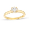 0.45 CT. T.W. Diamond Frame Engagement Ring in 14K Gold (I/I2)